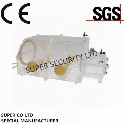 購入 角度からの明確な観覧のためのAcylicのグローブ ボックス/ベンチの上のグローブ ボックス オンライン製造